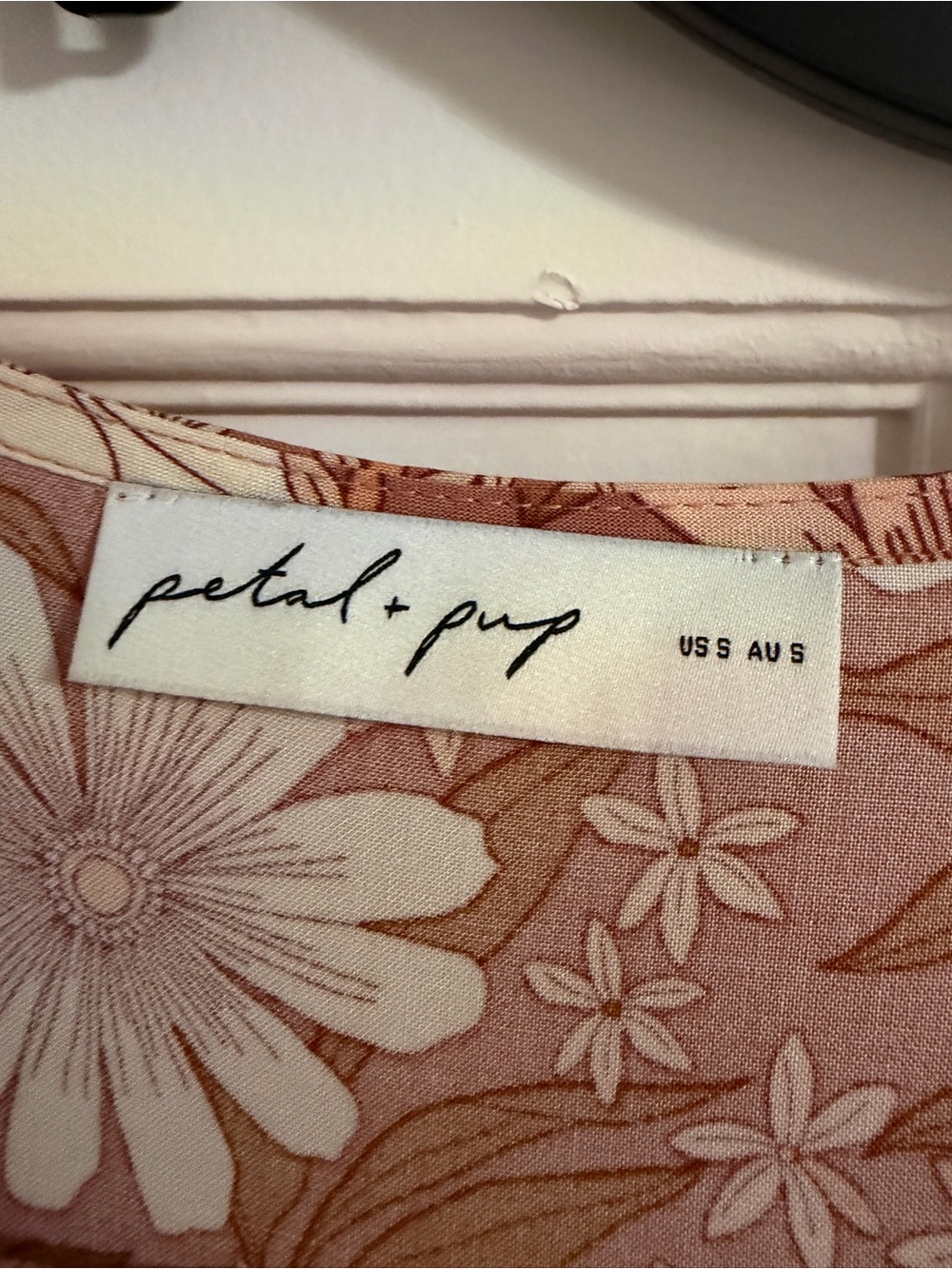 Petal & Pup Kelda Dress Rust Floral Tiered Maxi Dress - Picture 10 of 10